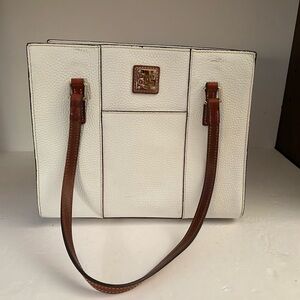 Dooney & Bourke White Leather Tote